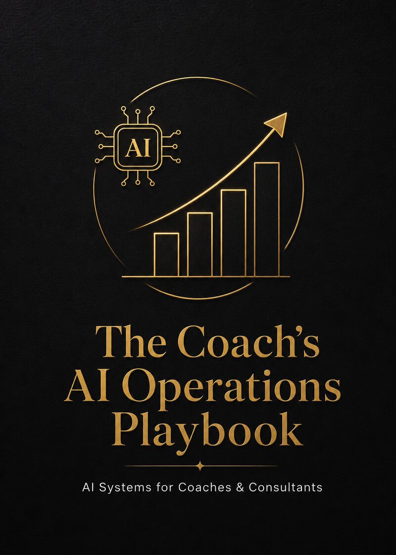 The Coach's AI Operations Playbook eBook cover