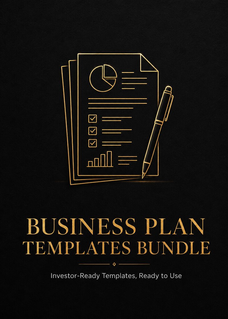 Business Plan Templates Bundle cover
