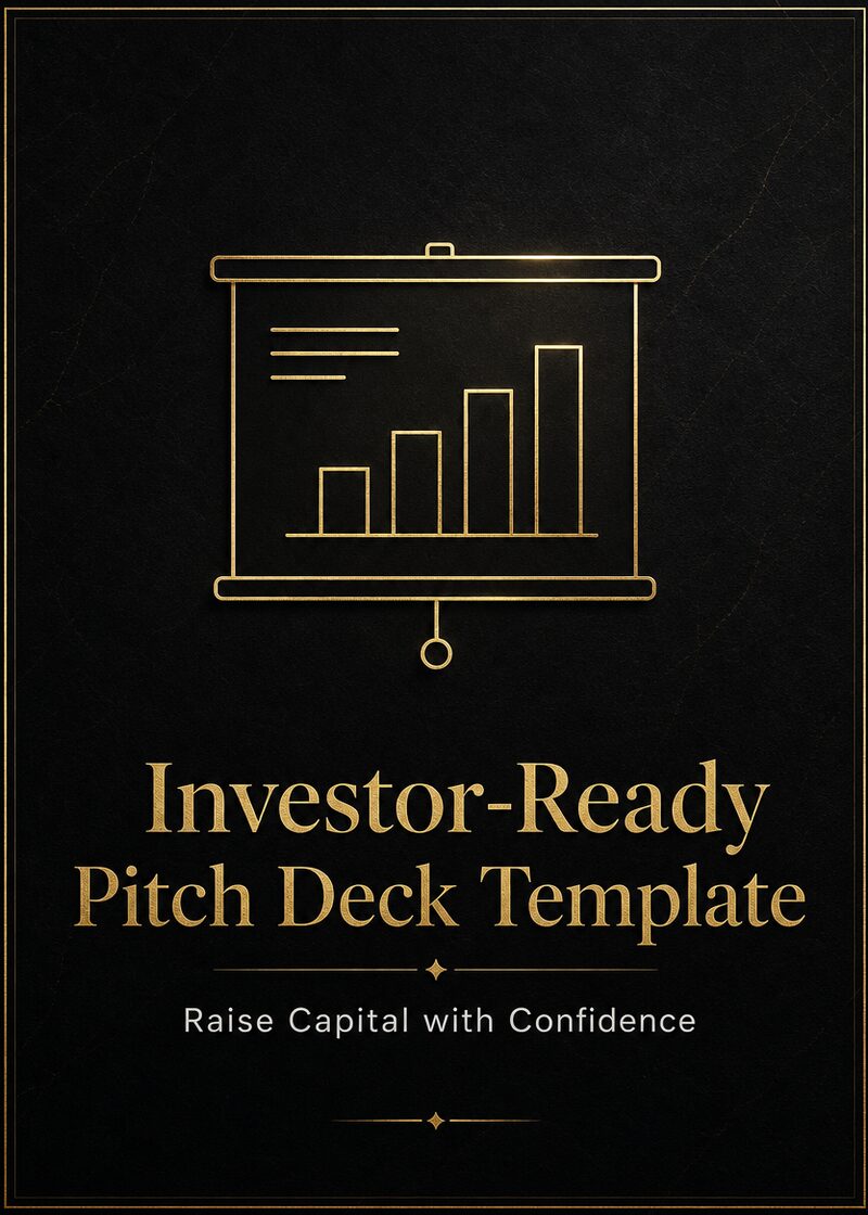 Investor-Ready Pitch Deck Template cover